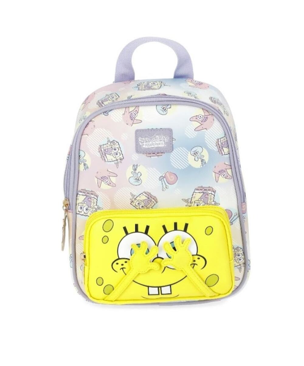 SpongeBob Peekaboo Womens Backpack Purse Magnetic Hands Novelty Bag Fun